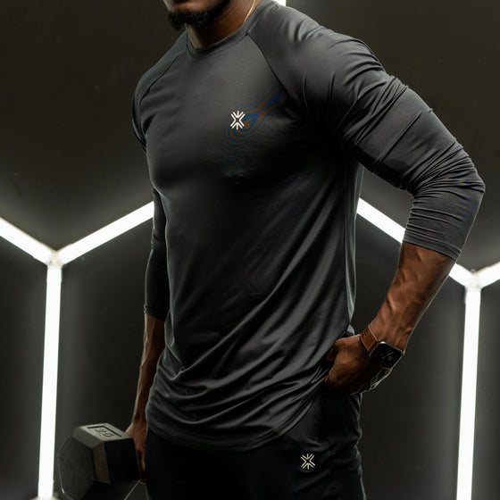 Prime II Long-Sleeve - Grey / Blue