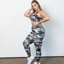  Adore II Leggings - Brown/Green Camo