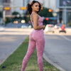 Rebel Seamless Leggings (Camo Pink)