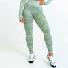 Rebel Seamless Leggings (Camo Light Green)