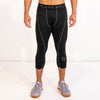 LE 3/4 Compression Leggings - Black/Grey