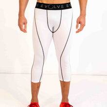  LE 3/4 Compression Leggings - White