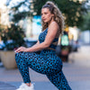 Adore Leggings - Blue Leopard