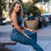 Adore Leggings - Blue Leopard