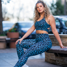  Adore Leggings - Blue Leopard