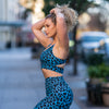 Adore Sports Bra - Blue Leopard