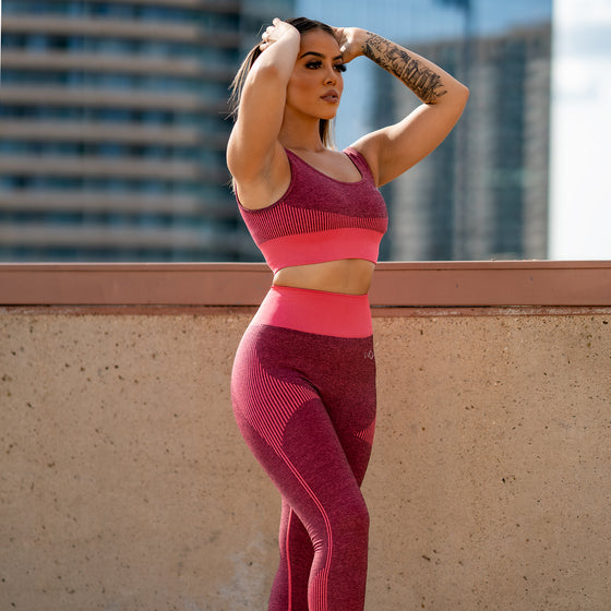 Elevate Seamless Leggings (Red)