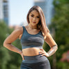 Elevate Seamless Sports Bra (Dark Gray)