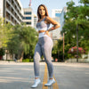 Elevate Seamless Leggings (Grey and White)