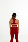 Adore Leggings (Brick Red) - Live Evolutionary