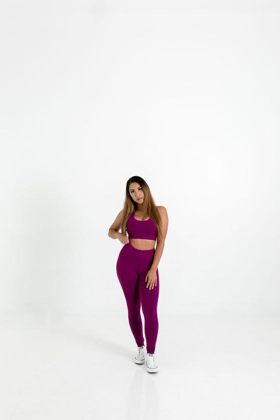 Adore Leggings (Purple) - Live Evolutionary