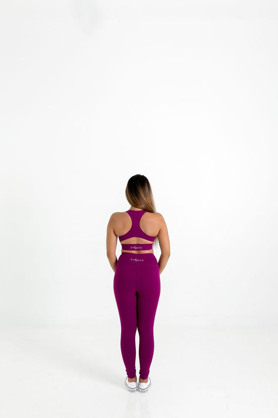 Adore Leggings (Purple) - Live Evolutionary