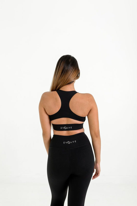 Adore Sports Bra (Black) - Live Evolutionary