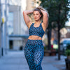 Adore Sports Bra - Blue Leopard - Live Evolutionary