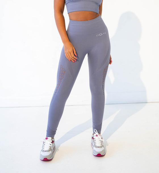 Aspire Seamless Leggings (Light Blue) - Live Evolutionary