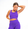 Aspire Seamless Sports Bra (Violet) - Live Evolutionary