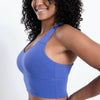 Classic Sports Bra (Blue) - Live Evolutionary