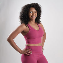  Classic Sports Bra (Wine) - Live Evolutionary