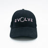 Evolve Fitted Baseball Cap - Black/Pink - Live Evolutionary