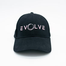  Evolve Fitted Baseball Cap - Black/Pink - Live Evolutionary