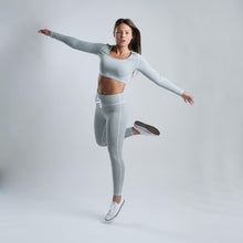  Evolve Sport Leggings (Marble Grey) - Live Evolutionary