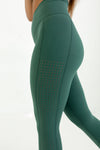 Queen Vee Leggings (Dark Green) - Live Evolutionary