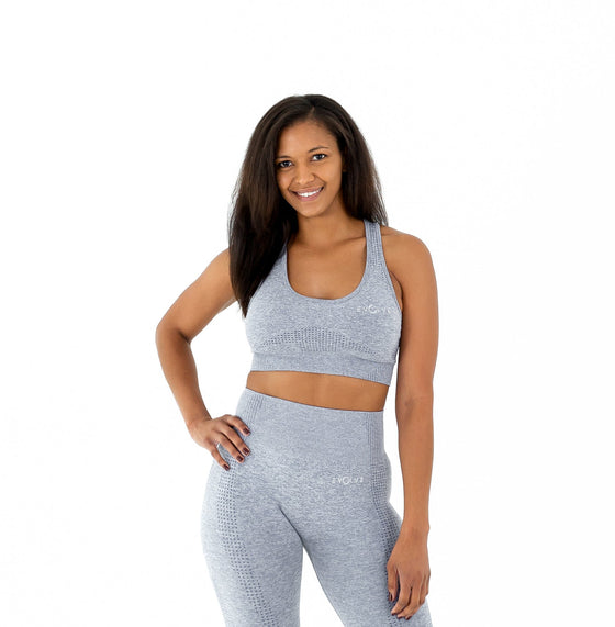 Marvel Seamless Sports Bra - Light Blue - Live Evolutionary