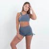 Rebel Sports Bra (Light Blue) - Live Evolutionary