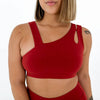 Rebel Sports Bra (Brick Red)