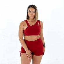  Rebel Sports Bra (Brick Red)