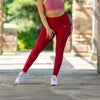 Rio Leggings - Dark Red - Live Evolutionary