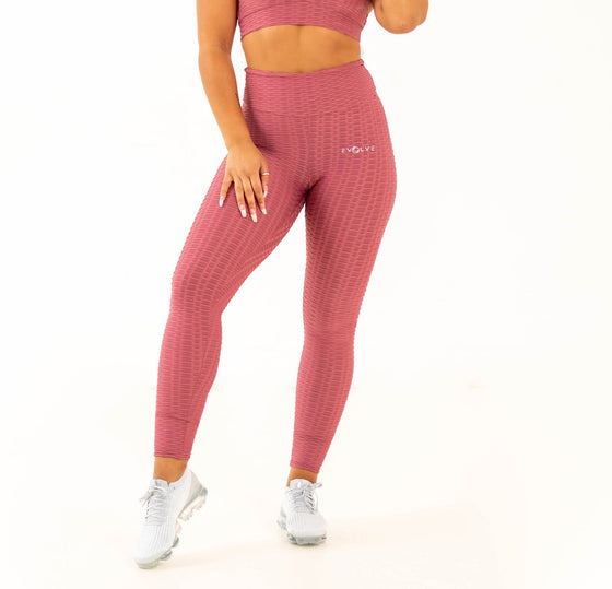 Rio Leggings - Dusty Rose - Live Evolutionary