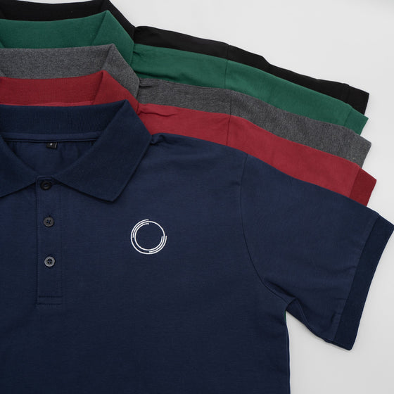 Velocity Polo Shirt- Dark Blue - Live Evolutionary