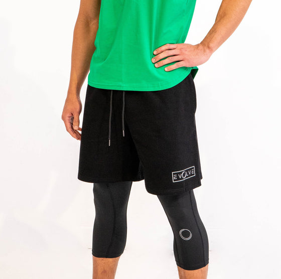 Velocity Shorts - Black - Live Evolutionary