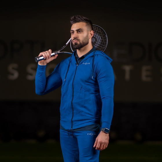 Velocity Track Jacket-Indigo Blue - Live Evolutionary