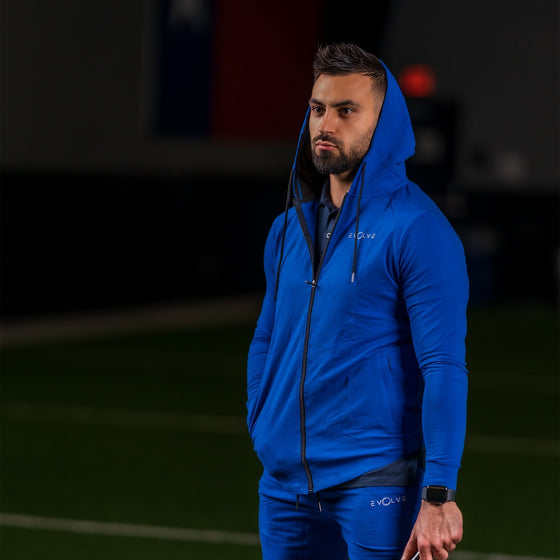 Velocity Track Jacket-Indigo Blue - Live Evolutionary